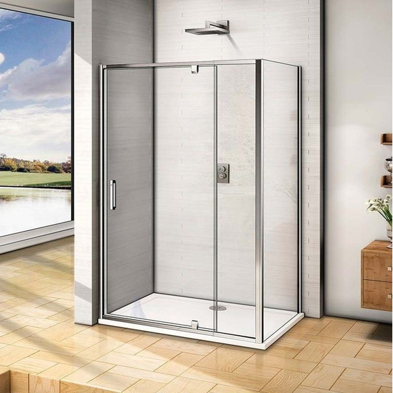 Душевое ограждение Bas Orion WTW-PD+SP C-CH 90х80 см хром/прозрачное - 4 Душевое ограждение Bas Orion WTW-PD+SP C-CH 90х80 см хром/прозрачное фото 4