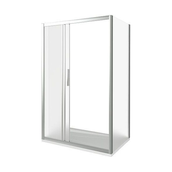 Душевое ограждение Bas Orion WTW+SP G-CH 110х100 см хром/матовое - 3 Душевое ограждение Bas Orion WTW+SP G-CH 110х100 см хром/матовое фото 3