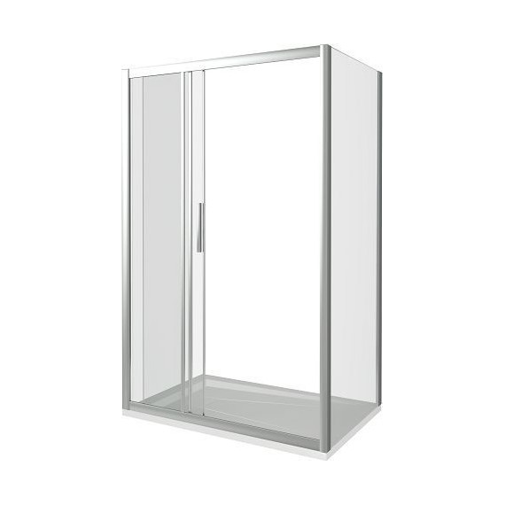 Душевое ограждение Bas Orion WTW+SP C-CH 110х80 см хром/прозрачное - 3 Душевое ограждение Bas Orion WTW+SP C-CH 110х80 см хром/прозрачное фото 3