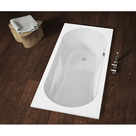 Ванна акриловая Riho Lazy right 180x80 см BC4200500000000, Размер - мм: 1800х800 фото 5