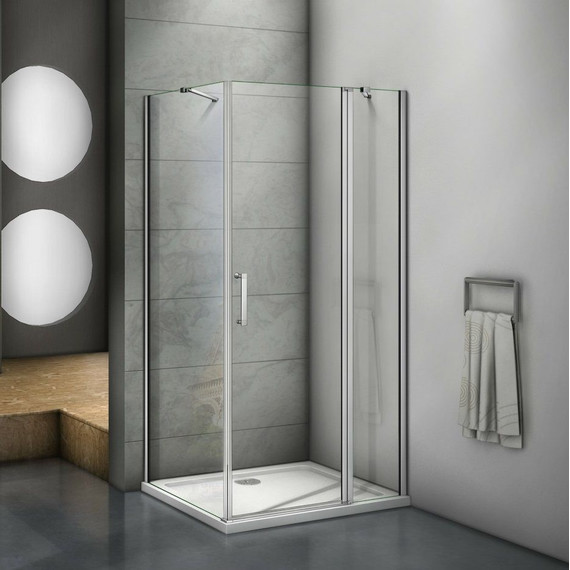 Душевое ограждение Bas Mokka WTW+SP C-WE 130х100 см алюминий/прозрачное - 4 Душевое ограждение Bas Mokka WTW+SP C-WE 130х100 см алюминий/прозрачное фото 4