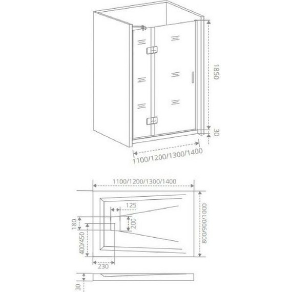 Душевая дверь Bas Saturn WTW-120-C-CH 120 см L/R, хром/прозрачное - 10 Душевая дверь Bas Saturn WTW-120-C-CH 120 см L/R, хром/прозрачное фото 10