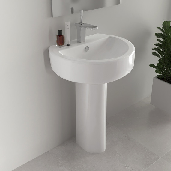 Умывальник Sanita Luxe BEST 55 см WB.PD/Best/55-C/WHT.G/S1 - 2 Умывальник Sanita Luxe BEST 55 см WB.PD/Best/55-C/WHT.G/S1 фото 2