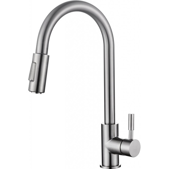 Смеситель для кухни BelBagno BB-LAM31A-IN, сатин фото 