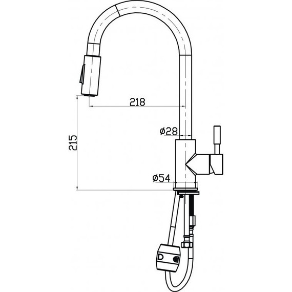 Смеситель для кухни BelBagno BB-LAM31A-IN, сатин - 2 Смеситель для кухни BelBagno BB-LAM31A-IN, сатин фото 2