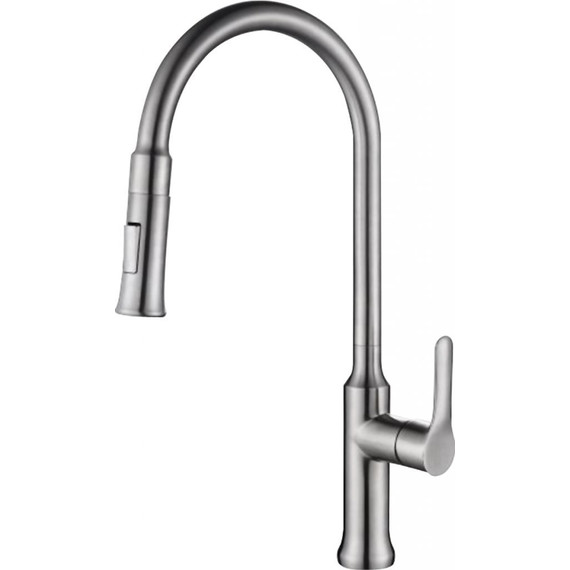 Смеситель для кухни BelBagno BB-LAM38-IN, сатин фото 