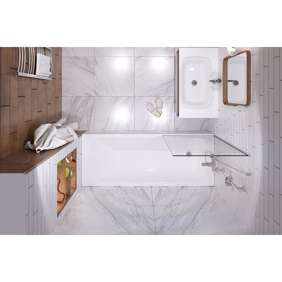 Ванна акриловая 1ACReal Gamma 150х69 см BBA-GA157X0-00U с ножками, Размер - мм: 1500х700 - 11 Ванна акриловая 1ACReal Gamma 150х69 см BBA-GA157X0-00U с ножками, Размер - мм: 1500х700 фото 11