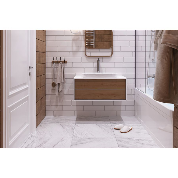 Ванна акриловая 1ACReal Gamma 120х69 см BBA-GA127X0-00U с ножками, Размер - мм: 1200х700 фото 9