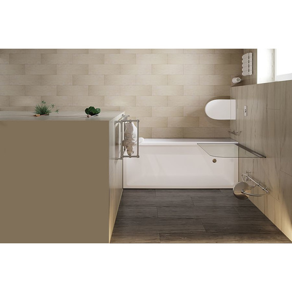 Ванна акриловая 1ACReal Palermo 180х80 см BBA-PM188X0-00U с каркасом, Размер - мм: 1800х800 - 8 Ванна акриловая 1ACReal Palermo 180х80 см BBA-PM188X0-00U с каркасом, Размер - мм: 1800х800 фото 8