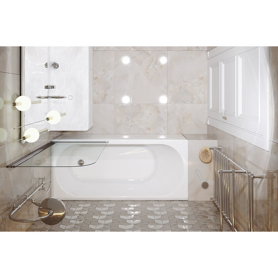 Ванна акриловая 1ACReal Tokyo 170х75 см BBA-TY1775X0-00U с каркасом фото 9