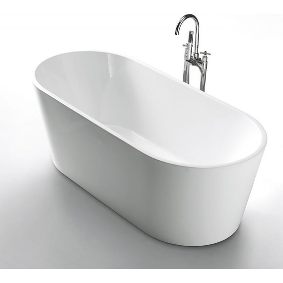 Ванна отдельностоящая BelBagno BB202-1600-800 160х80 см, Размер - мм: 1600х800 фото 