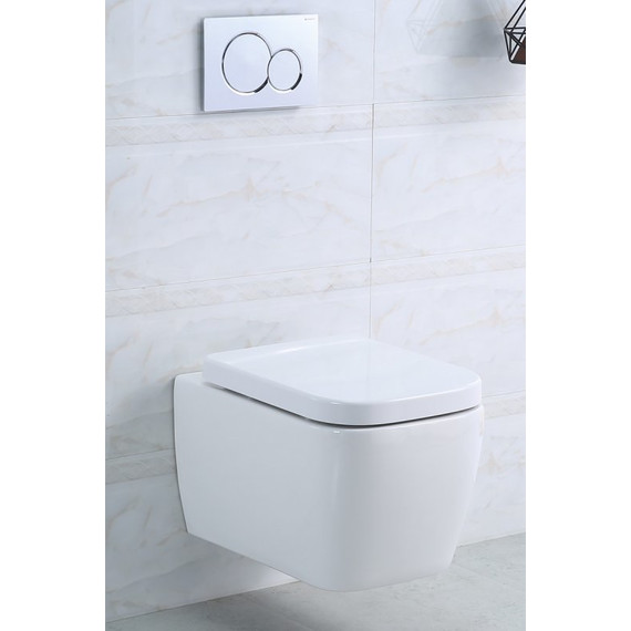 Унитаз подвесной безободковый BelBagno Veneto BB132CHR - 7 Унитаз подвесной безободковый BelBagno Veneto BB132CHR фото 7