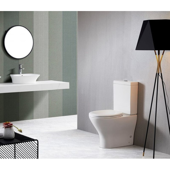 Унитаз-компакт безободковый BelBagno Acqua BB340CPR фото 5