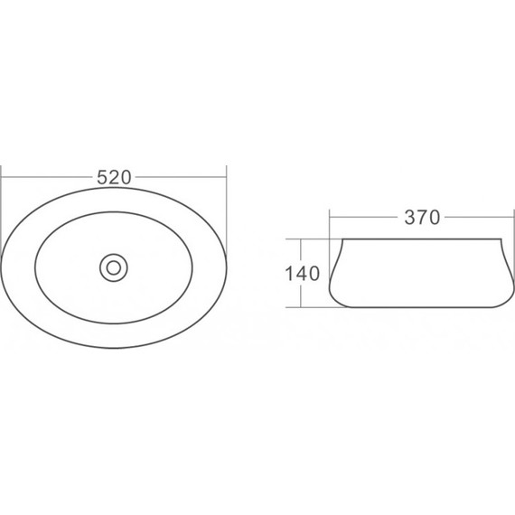 Раковина-чаша BelBagno 52 см BB1389 фото 3