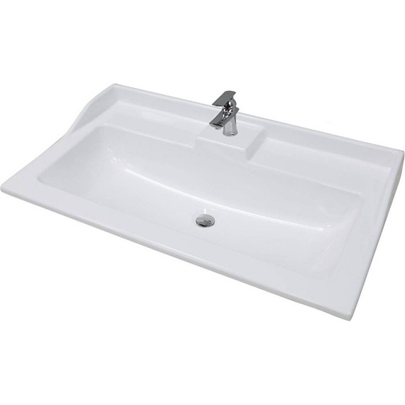 Тумба подвесная с раковиной Акватон Лофт Фабрик 80 см 1A2424K1LTDU0, дуб эндгрейн фото 10