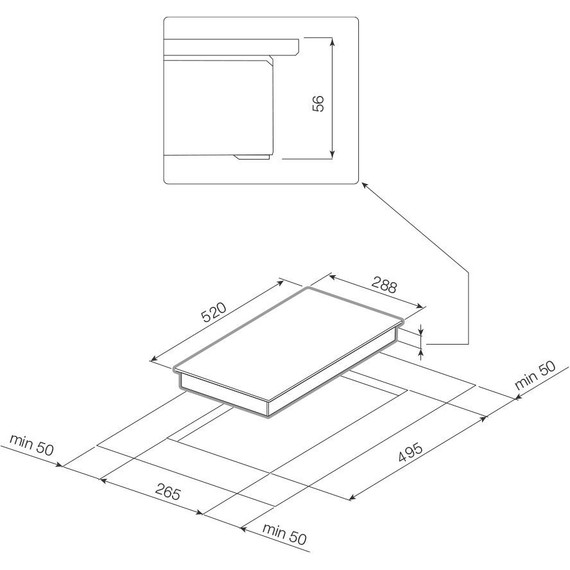 Индукционная варочная поверхность Graude IK 30.1 W Domino - 2 Индукционная варочная поверхность Graude IK 30.1 W Domino фото 2