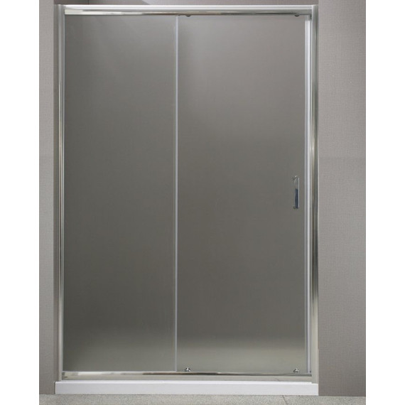 Душевая дверь BelBagno 145 см UNO-BF-1-145-P-Cr, хром/текстурное фото 