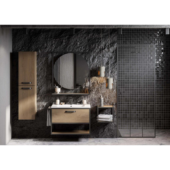 Зеркало Акватон Лофт Фабрик 80 см 1A242602LTDY0, дуб кантри - 10 Зеркало Акватон Лофт Фабрик 80 см 1A242602LTDY0, дуб кантри фото 10