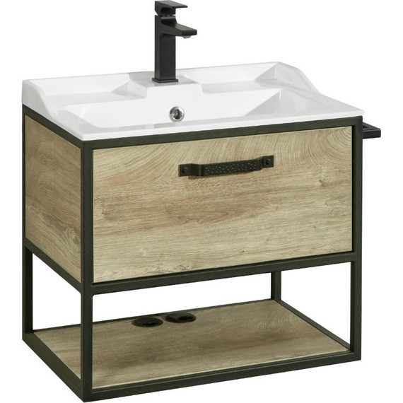 Тумба подвесная со столешницей Акватон Лофт Фабрик 65 см 1A242301LTDU0, дуб эндгрейн - 8 Тумба подвесная со столешницей Акватон Лофт Фабрик 65 см 1A242301LTDU0, дуб эндгрейн фото 8