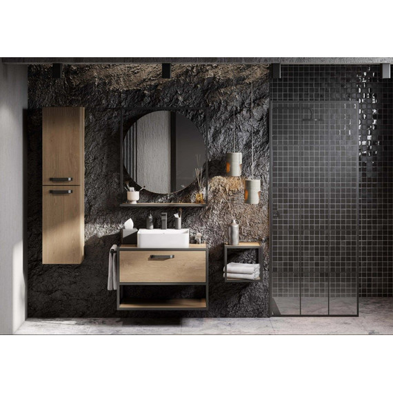 Тумба подвесная со столешницей Акватон Лофт Фабрик 80 см 1A242401LTDY0, дуб кантри - 8 Тумба подвесная со столешницей Акватон Лофт Фабрик 80 см 1A242401LTDY0, дуб кантри фото 8