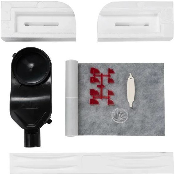 Трап Berges Wasserhaus B1 Antik 50 см 091123, нержавеющая сталь, Цвет производителя: хром глянцевый, Размер трапа: 500 фото 6