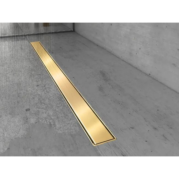 Трап Berges Wasserhaus B1 Keramik 90 см 092120, нержавеющая сталь, золото, Цвет производителя: золото, Размер трапа: 900 - 3 Трап Berges Wasserhaus B1 Keramik 90 см 092120, нержавеющая сталь, золото, Цвет производителя: золото, Размер трапа: 900 фото 3