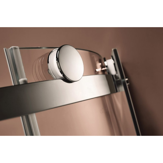 Душевое ограждение Cezares Stylus-M R-2 100х100 см (стекло 8 мм), хром/прозрачное фото 2