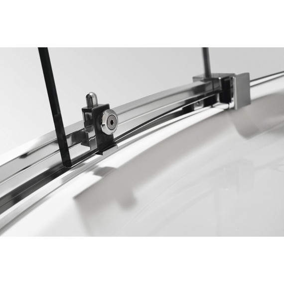 Душевое ограждение Cezares Stylus-M R-2 90х90 см (стекло 8 мм), хром/прозрачное фото 4