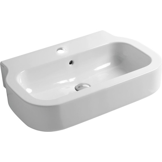 Раковина подвесная Azzurra Glaze 60 см GLZ260M/SOSP bi*1 фото 