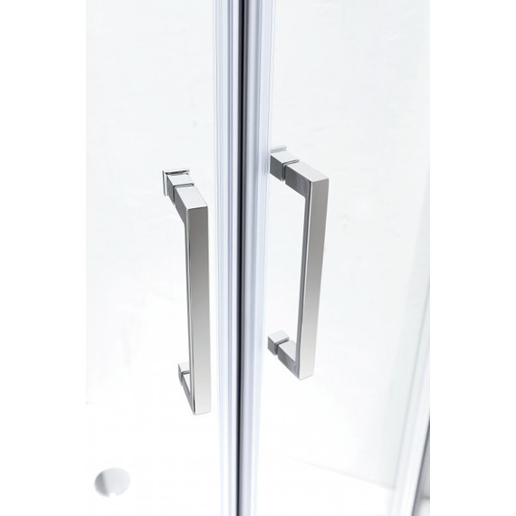 Душевое ограждение Cezares Molveno RH-22 130х120 см, хром/матовое фото 5