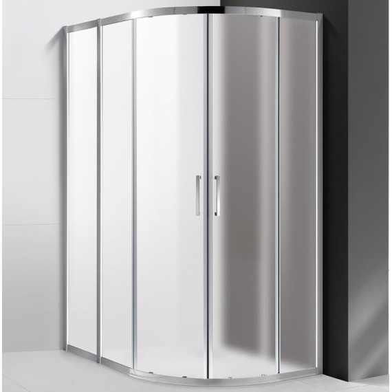 Душевое ограждение Cezares 120х100 см MOLVENO-RH-2-120/100-P-Cr , хром/матовое фото 