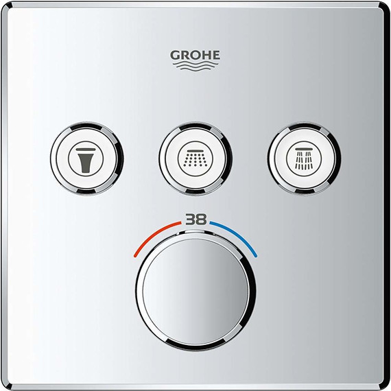 Смеситель для душа с термостатом Grohe Grohtherm SmartControl 29126000 - 2 Смеситель для душа с термостатом Grohe Grohtherm SmartControl 29126000 фото 2