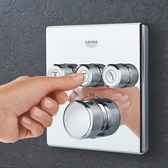 Смеситель для душа с термостатом Grohe Grohtherm SmartControl 29126000 - 8 Смеситель для душа с термостатом Grohe Grohtherm SmartControl 29126000 фото 8