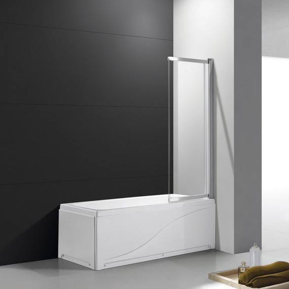 Шторка для ванны Cezares Slider VF-11 90 см, хром/прозрачное - 2 Шторка для ванны Cezares Slider VF-11 90 см, хром/прозрачное фото 2