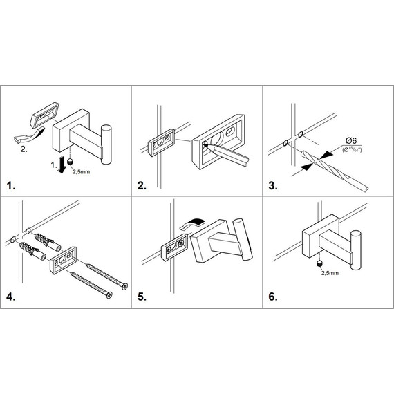 Набор аксессуаров для ванной комнаты Grohe Essentials Cube 40758001 - 2 Набор аксессуаров для ванной комнаты Grohe Essentials Cube 40758001 фото 2