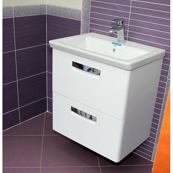 Тумба подвесная с раковиной ROCA The GAP 60 см ZRU9302734, белый - 7 Тумба подвесная с раковиной ROCA The GAP 60 см ZRU9302734, белый фото 7