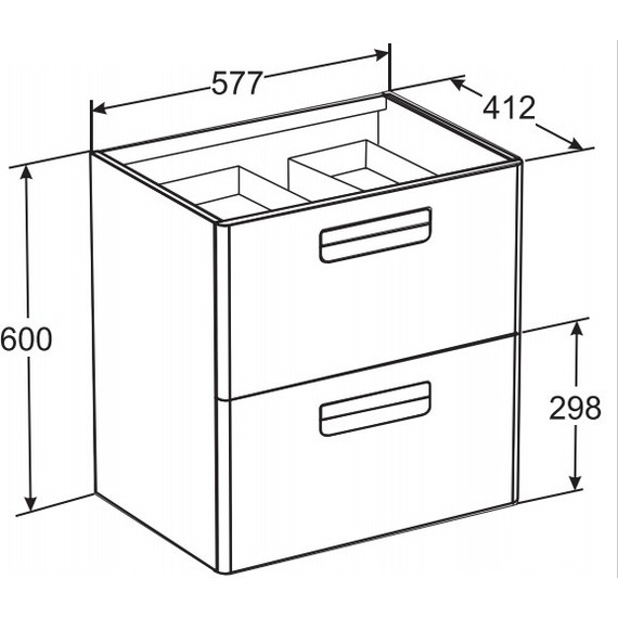 Тумба подвесная с раковиной ROCA The GAP 60 см ZRU9302734, белый - 11 Тумба подвесная с раковиной ROCA The GAP 60 см ZRU9302734, белый фото 11