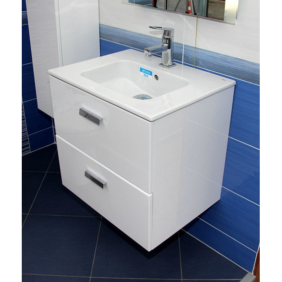 Тумба подвесная с раковиной  Roca Victoria NORD 60 см ZRU9000028, белый фото 8