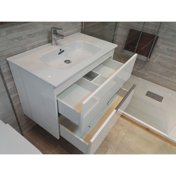 Тумба подвесная с раковиной Roca Victoria NORD Ice 60 см ZRU9302730, белый - 9 Тумба подвесная с раковиной Roca Victoria NORD Ice 60 см ZRU9302730, белый фото 9