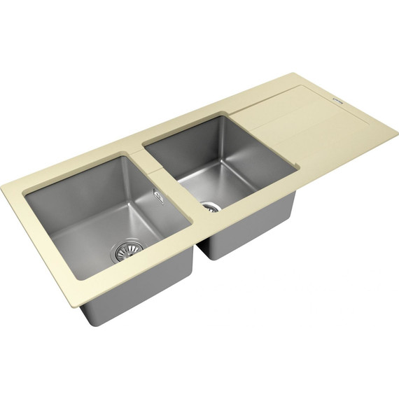 Кухонная мойка Florentina Комби 1160, шампань, Цвет производителя: шампань фото 2