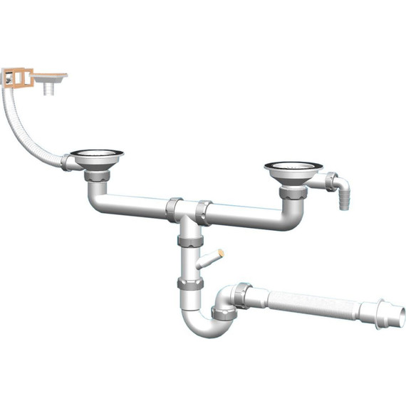 Кухонная мойка Florentina Комби 1160, грей, Цвет производителя: грей фото 3