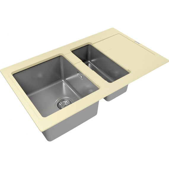 Кухонная мойка Florentina Комби 860K, шампань, Цвет производителя: шампань фото 2