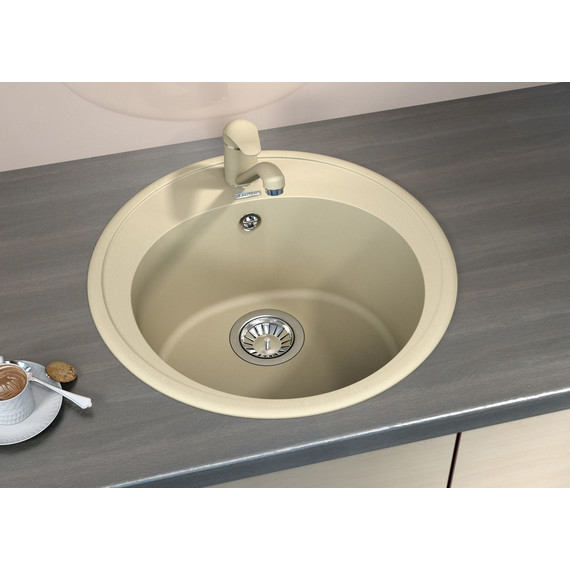 Кухонная мойка Florentina Лотос 510 20.290.В0510.202, шампань, Цвет производителя: шампань фото 2