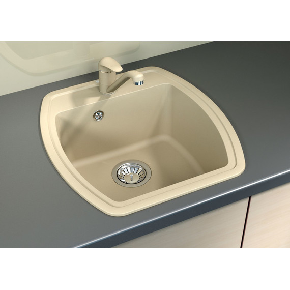 Кухонная мойка Florentina Нире 480 20.190.В0480.104, бежевый, Цвет производителя: бежевый фото 2