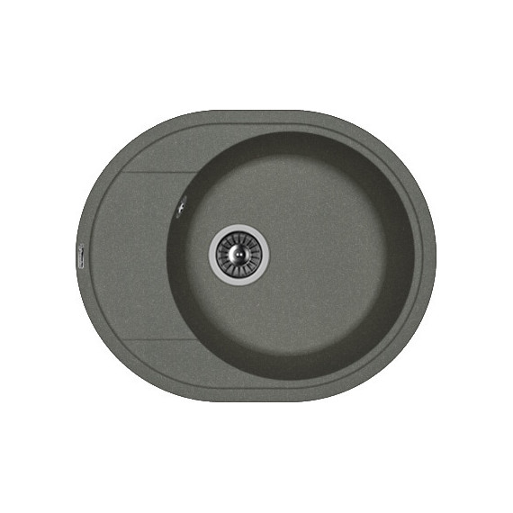 Кухонная мойка Florentina Родос 580 20.240.В0580.102, чёрный, Цвет производителя: чёрный фото 