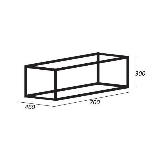 Тумба подвесная со столешницей Cezares CADRO-70/46/30-1C-SO-MET 70 см, черный/белый - 6 Тумба подвесная со столешницей Cezares CADRO-70/46/30-1C-SO-MET 70 см, черный/белый фото 6