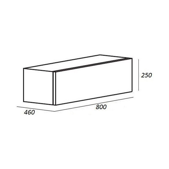 Тумба подвесная с раковиной Cezares CADRO-80/46/30-1C-SO-MET-ST 80 см, черный фото 4