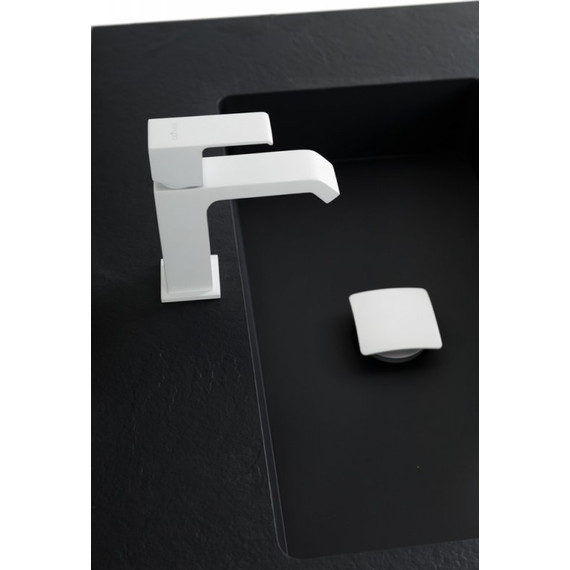 Тумба подвесная с раковиной Cezares CADRO-80/46/30-1C-SO-MET-ST 80 см, черный фото 2