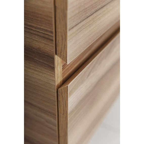 Тумба подвесная с раковиной Cezares Molveno 46-80-2C-SO-NN 80 см (раковина Acquabella Integra), Noce Nature фото 4