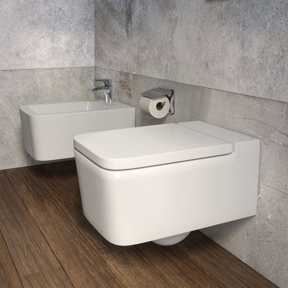 Унитаз подвесной безободковый Roca INSPIRA SQUARE 346537000 фото 3